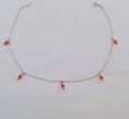 Tobillera, Plata 925